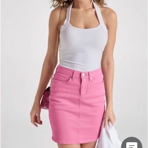 Pink denim skirt by VENUS. Brand new with tags!